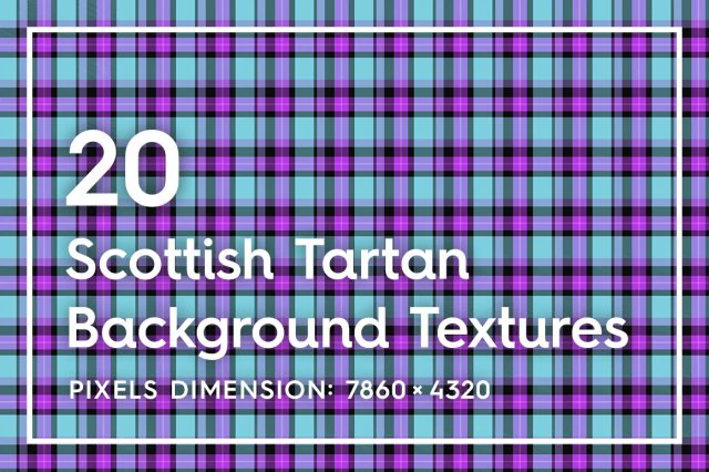 20 scottish tartan backgrounds CG Textures .c4d .max .obj .3ds .fbx .stl .blend 