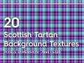 20 scottish tartan backgrounds CG Textures