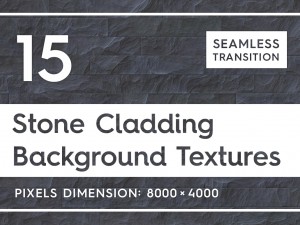 15 seamless stone cladding textures CG Textures