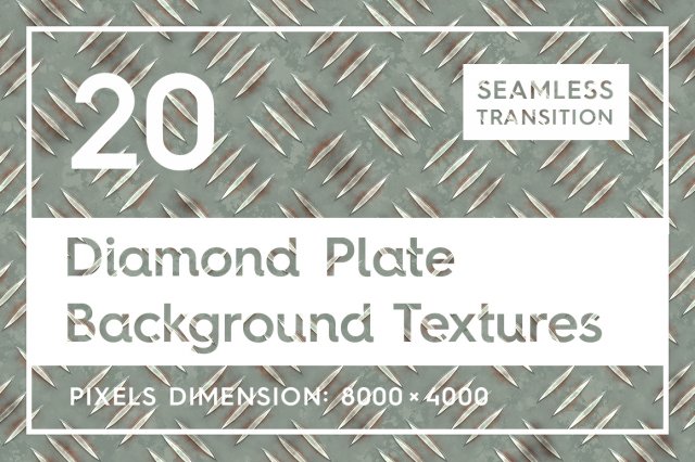 20 diamond plate background textures Tekstur CG .c4d .max .obj .3ds .fbx .stl .blend 