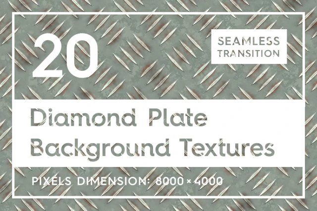 20 diamond plate background textures CG Textures .c4d .max .obj .3ds .fbx .stl .blend 