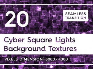 20 cyber square lights backgrounds CG Textures