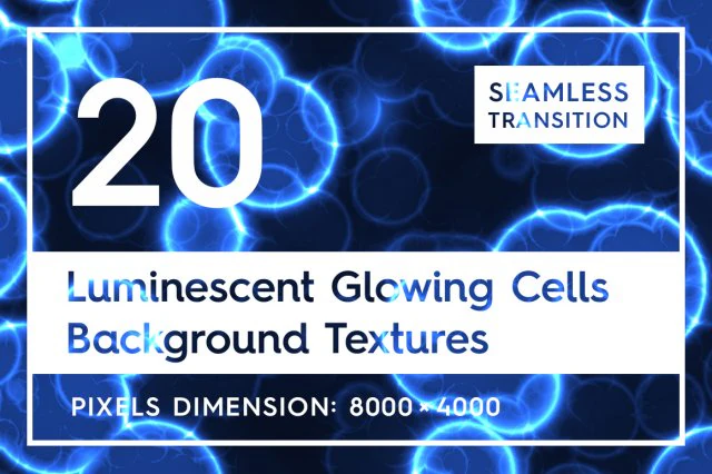 20 luminescent cells backgrounds CG Textures .c4d .max .obj .3ds .fbx .stl .blend 