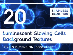 20 luminescent cells backgrounds CG Textures