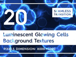 20 fonds de cellules luminescentes CG Textures
