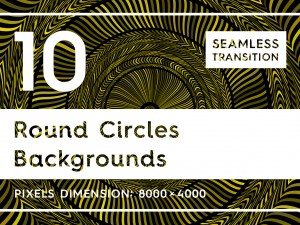 10 round circles backgrounds CG 纹理