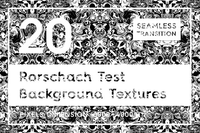 20 rorschach test background textures CG टेक्स्चर्स .c4d .max .obj .3ds .fbx .stl .blend 
