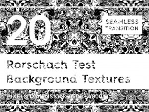 20 rorschach test background textures CG テクスチャ