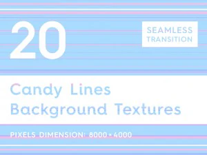 20 textures de fond de lignes de bonbons CG Textures