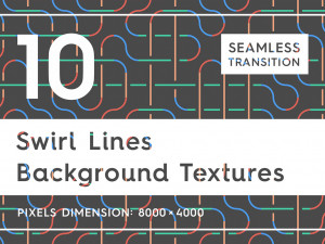 10 swirl lines background textures CG テクスチャ