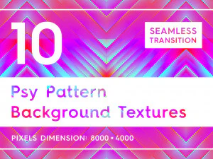 10 种 psy 图案背景纹理 CG 纹理