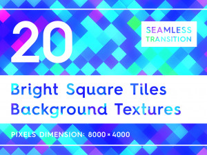 20 bright square tiles backgrounds CG Textures