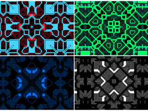 10 techno pattern backgrounds CG Textures