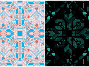 10 techno pattern backgrounds CG Textures