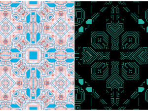 10 techno pattern backgrounds CG Textures