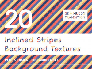 20 のシームレスな傾斜ストライプの背景テクスチャ CG テクスチャ