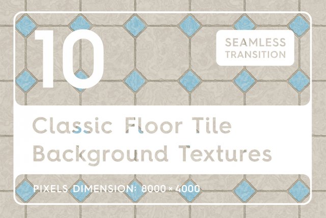 10 classic floor tile textures CG テクスチャ .c4d .max .obj .3ds .fbx .stl .blend 