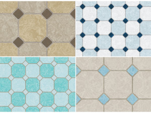 10 classic floor tile textures CG テクスチャ