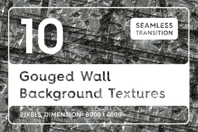 10 gouged wall background textures CG テクスチャ .c4d .max .obj .3ds .fbx .stl .blend 