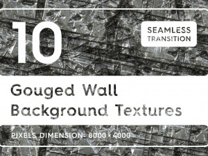 10 gouged wall background textures Tekstur CG
