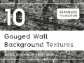 10 Gouged Wall Background Textures Modèle 3D