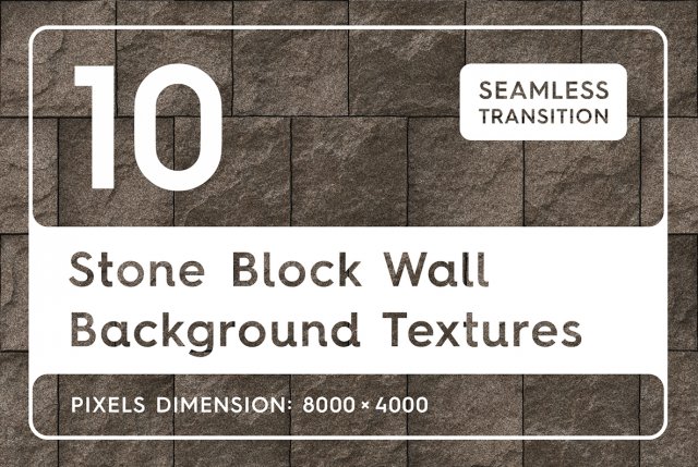 10 stone block wall textures CG Textures .c4d .max .obj .3ds .fbx .stl .blend 
