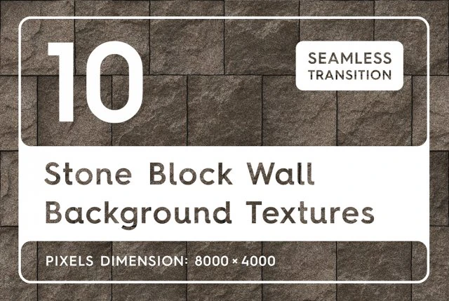 10 stone block wall textures CG Textures .c4d .max .obj .3ds .fbx .stl .blend