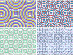 10 truchet tilling background textures CG Textures