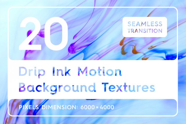 20 drip ink motion background textures Texturas CG .c4d .max .obj .3ds .fbx .stl .blend 