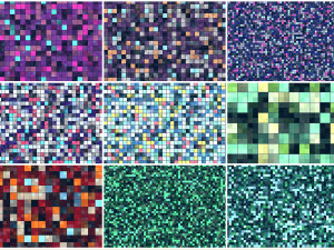 20 tiling colored squares backgrounds Texturas CG