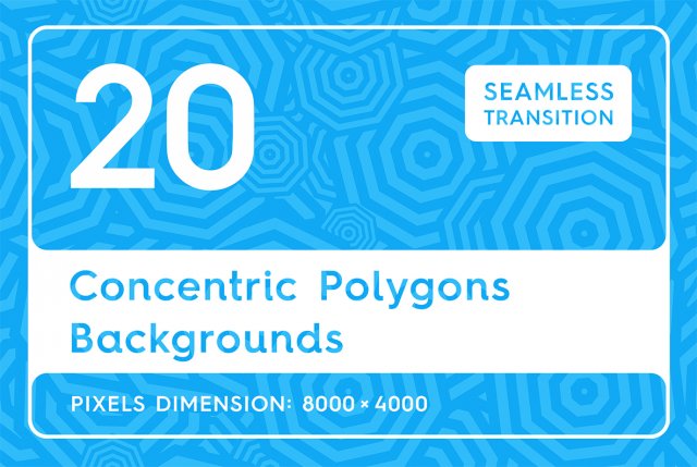 20 concentric polygons backgrounds Texturas CG .c4d .max .obj .3ds .fbx .stl .blend 