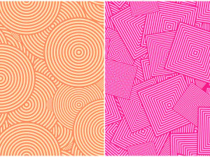 20个同心多边形背景 CG 纹理