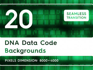 20 dna data code backgrounds CG Textures
