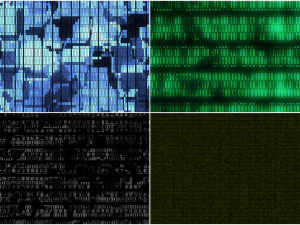 20 डीएनए डेटा कोड पृष्ठभूमि CG टेक्स्चर्स