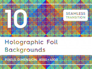 10 holographic foil backgrounds CG Textures