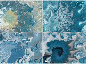 10 sea swirls backgrounds CG 纹理