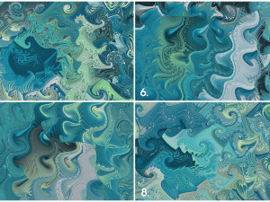 10 sea swirls backgrounds CG 纹理