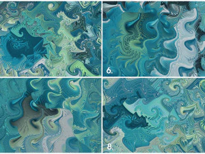10 sea swirls backgrounds CG Textures