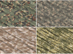 20 camouflage backgrounds textures CG Tekstury