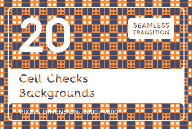 20 cell checks backgrounds CG Textures .c4d .max .obj .3ds .fbx .stl .blend 