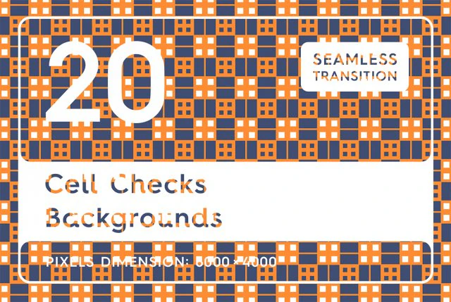 20 cell checks backgrounds CG Textures .c4d .max .obj .3ds .fbx .stl .blend