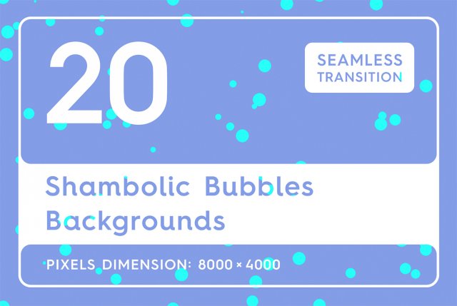 20 shambolic bubbles backgrounds Texturas CG .c4d .max .obj .3ds .fbx .stl .blend 