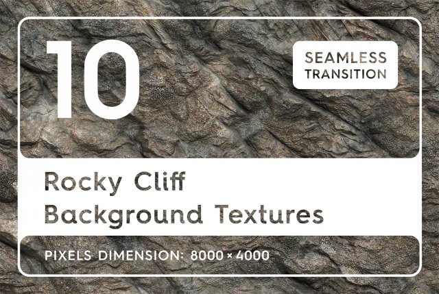 10 rocky cliff background textures CG Textures .c4d .max .obj .3ds .fbx .stl .blend 