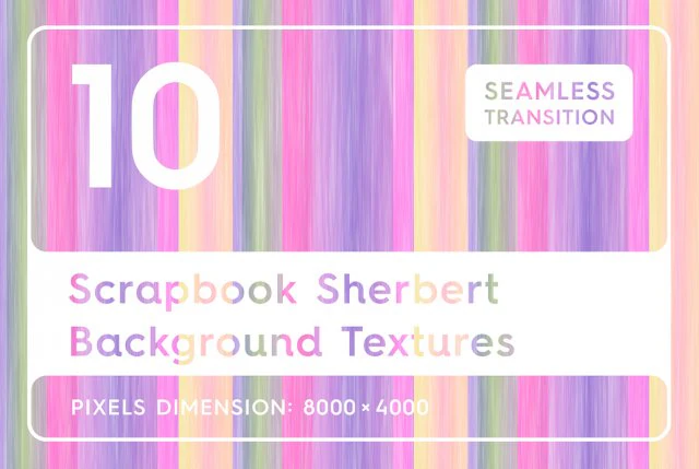 10 texturas de fundo de scrapbook sherbert Texturas CG .c4d .max .obj .3ds .fbx .stl .blend