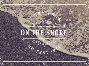 17 sea foam on the shore hq textures Texturas CG