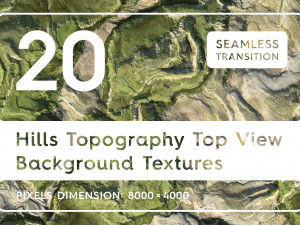 20 hills topography top view background textures CG Textures