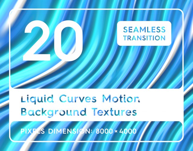 20 liquid curves motion background textures CG Textures .c4d .max .obj .3ds .fbx .stl .blend 