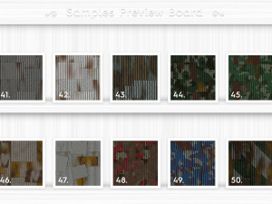 50 corrugated metal background textures CG टेक्स्चर्स