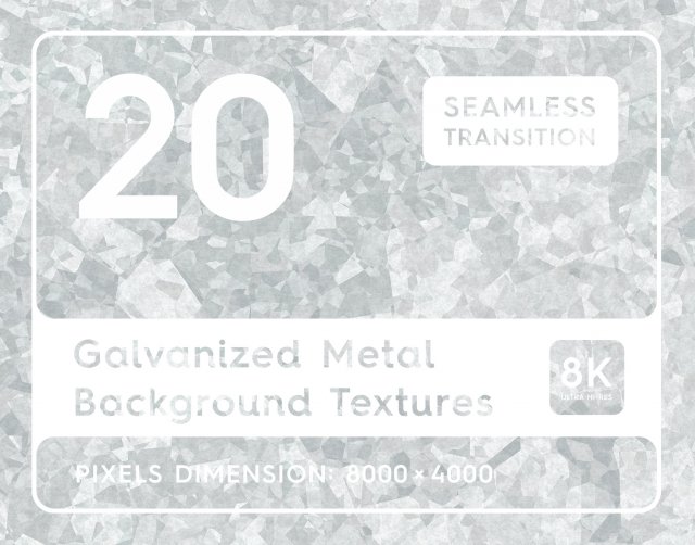 20 galvanized metal background textures CG Texturen .c4d .max .obj .3ds .fbx .stl .blend 