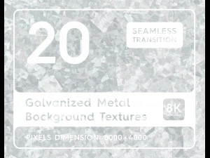20 фоновых текстур оцинкованного металла CG Текстуры